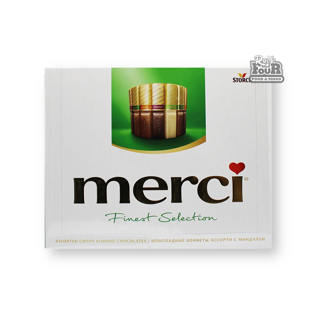 Set of chocolates "Merci" with almonds 250g